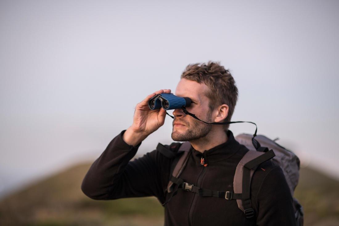 Adult Fixed Focus Hiking Binoculars - MH B140 - x10 Magnification, Dark Blue, No Color, large image number 8