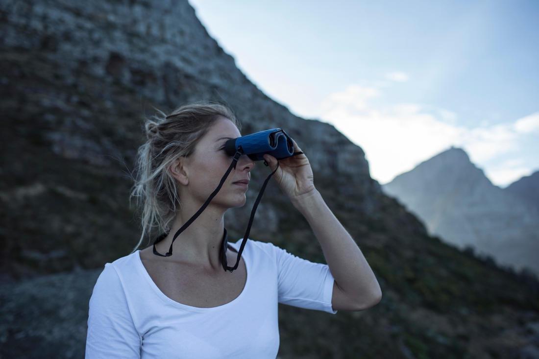 Adult Fixed Focus Hiking Binoculars - MH B140 - x10 Magnification, Dark Blue, No Color, large image number 10
