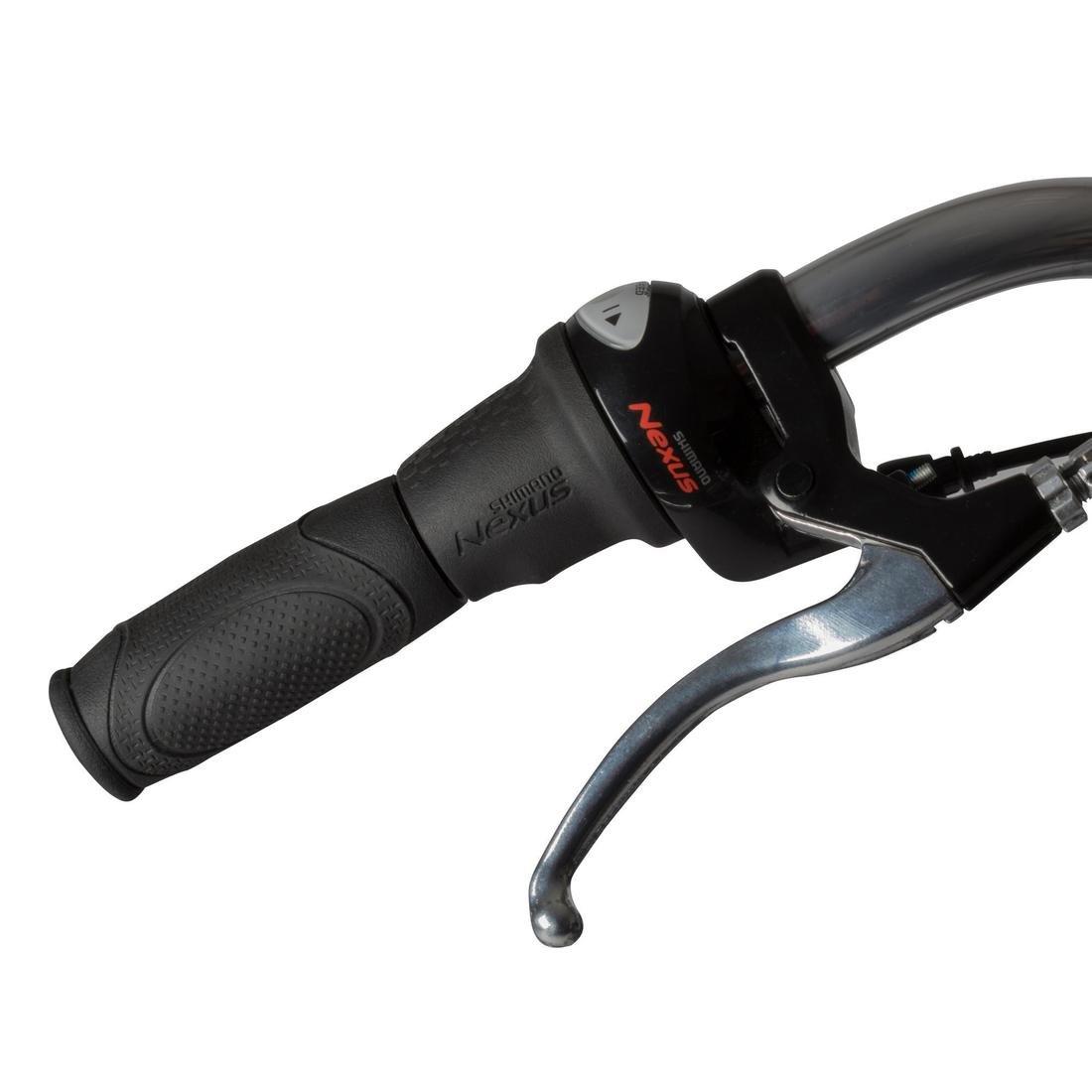 Small/Medium City Bike Elops 920, Grey, No Color, large image number 1