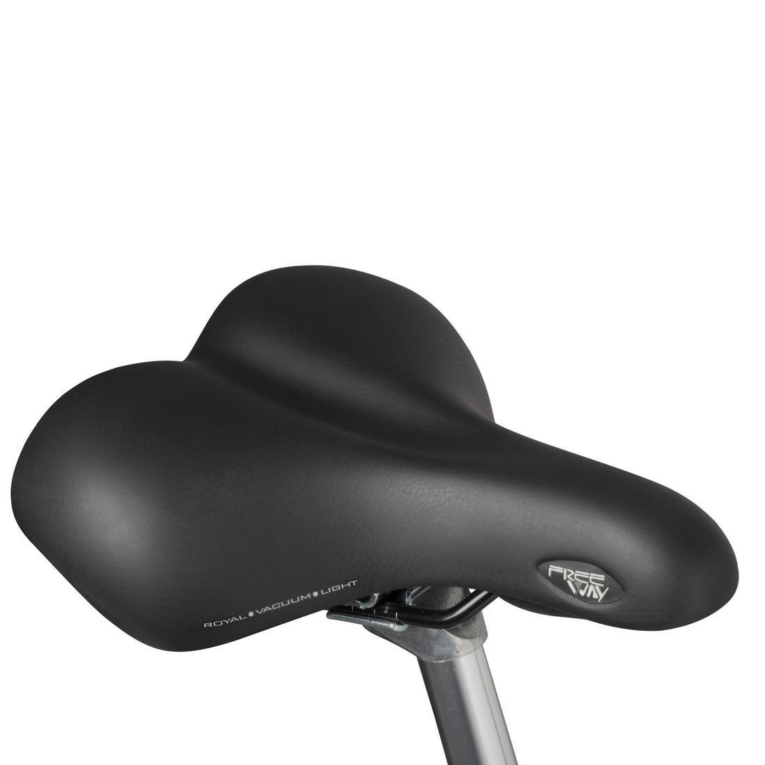 Small/Medium City Bike Elops 920, Grey, No Color, large image number 2