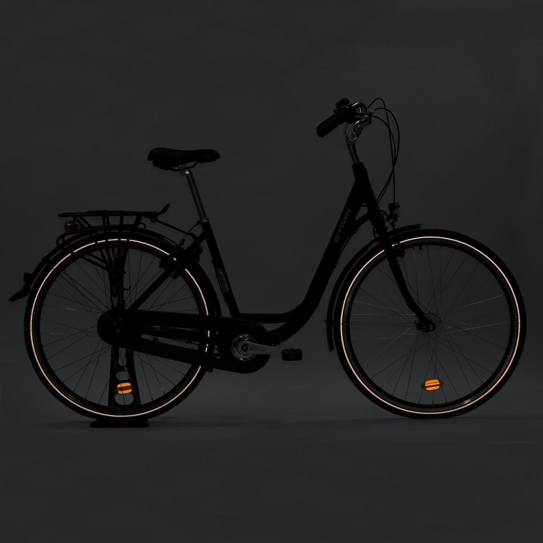 Small/Medium City Bike Elops 920, Grey, No Color, large image number 9