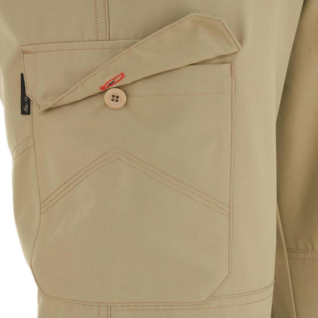 2XL  Men's NH100 country walking trousers - Hazelnut, Carbon Grey, No Color, large image number 9