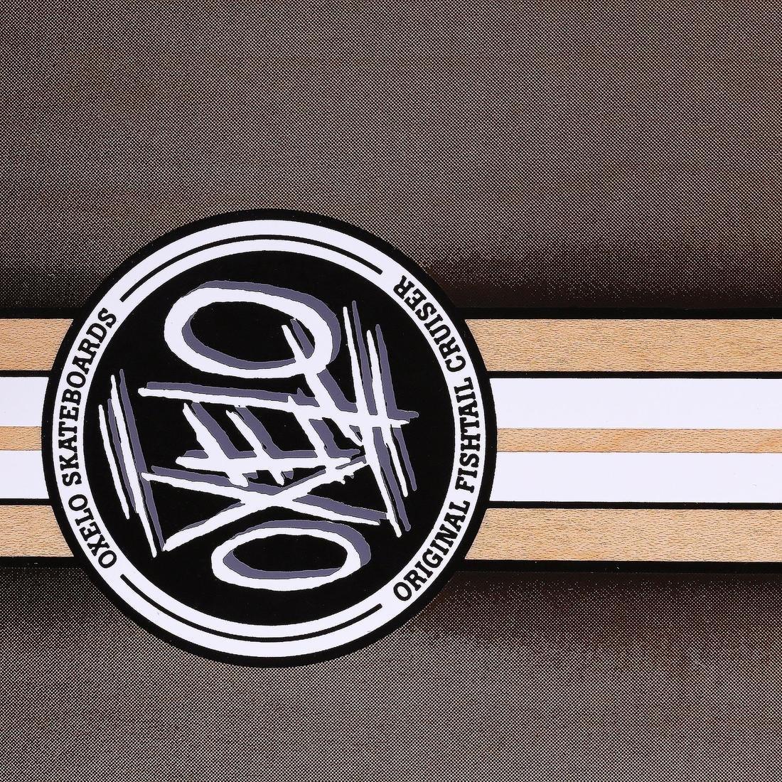 لوح تزلج كلاسيكي على شكل سمكة، أبيض, No Color, large image number 13