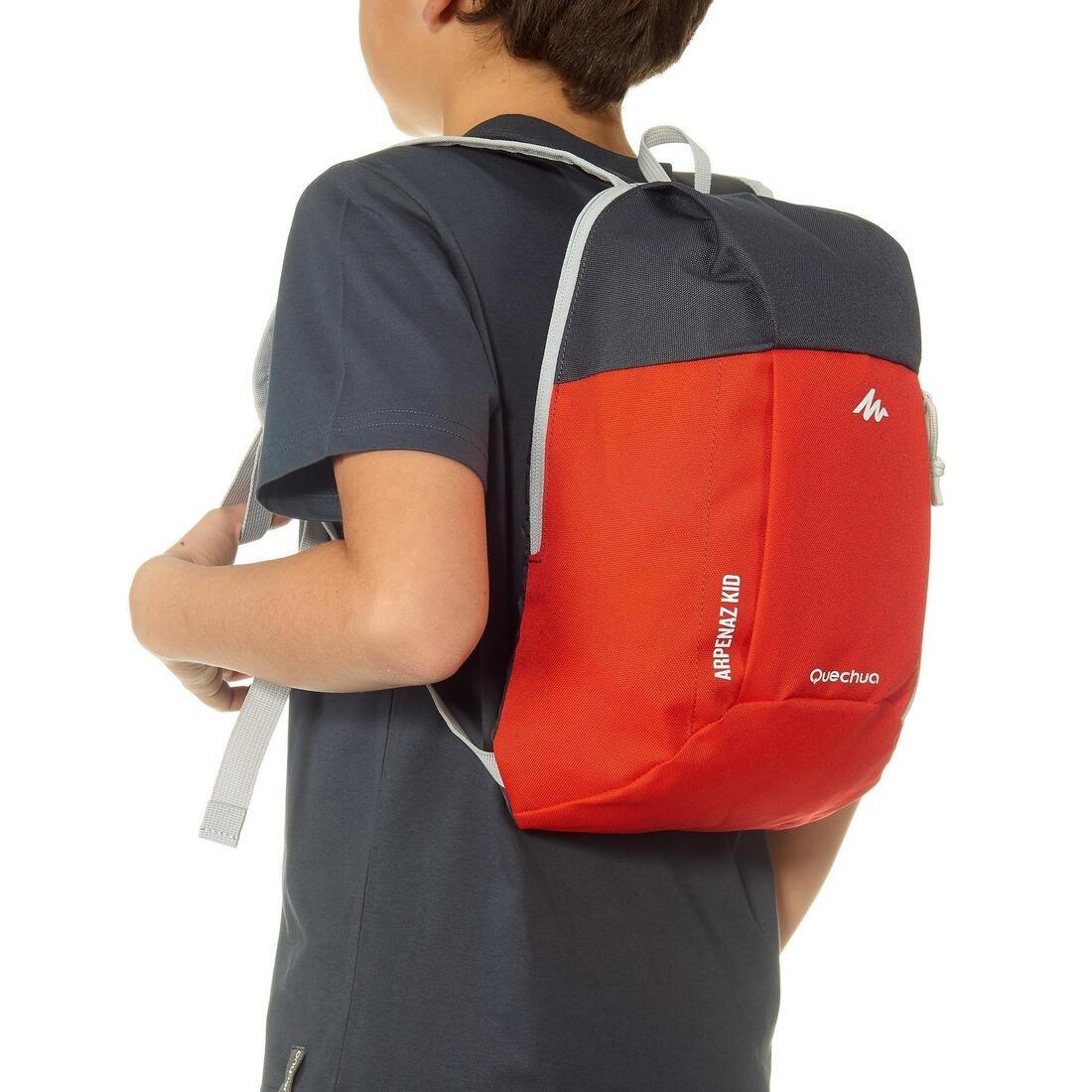 Kids 7 litre hiking backpack MH100 - Blue/orange Title, , large image number 12