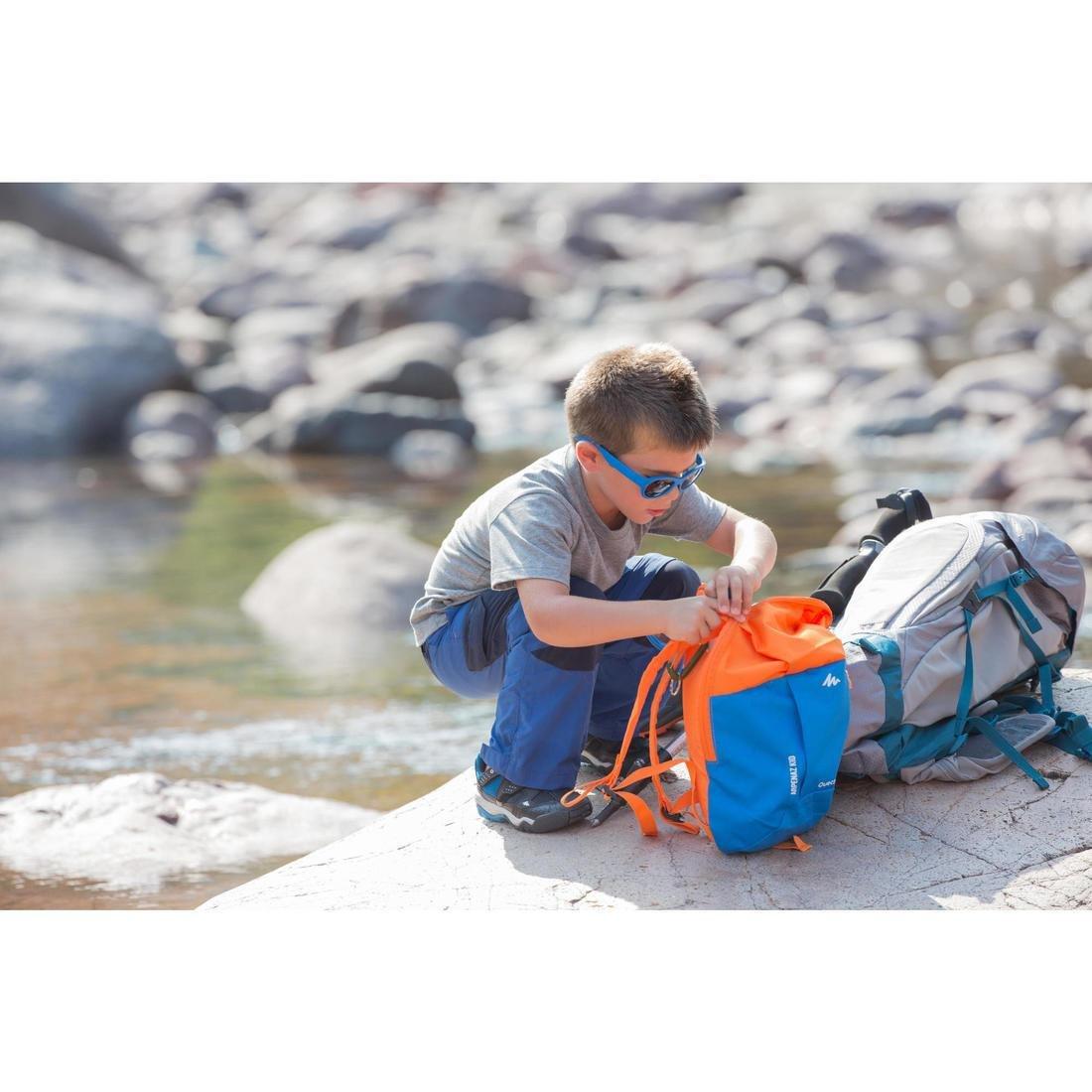 Kids 7 litre hiking backpack MH100 - Blue/orange Title, , large image number 14