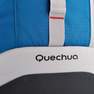 QUECHUA - حقيبة ظهر عازلة للحرارة للتخييم والهايكنج، أزرق بترولي، 30 لترًا