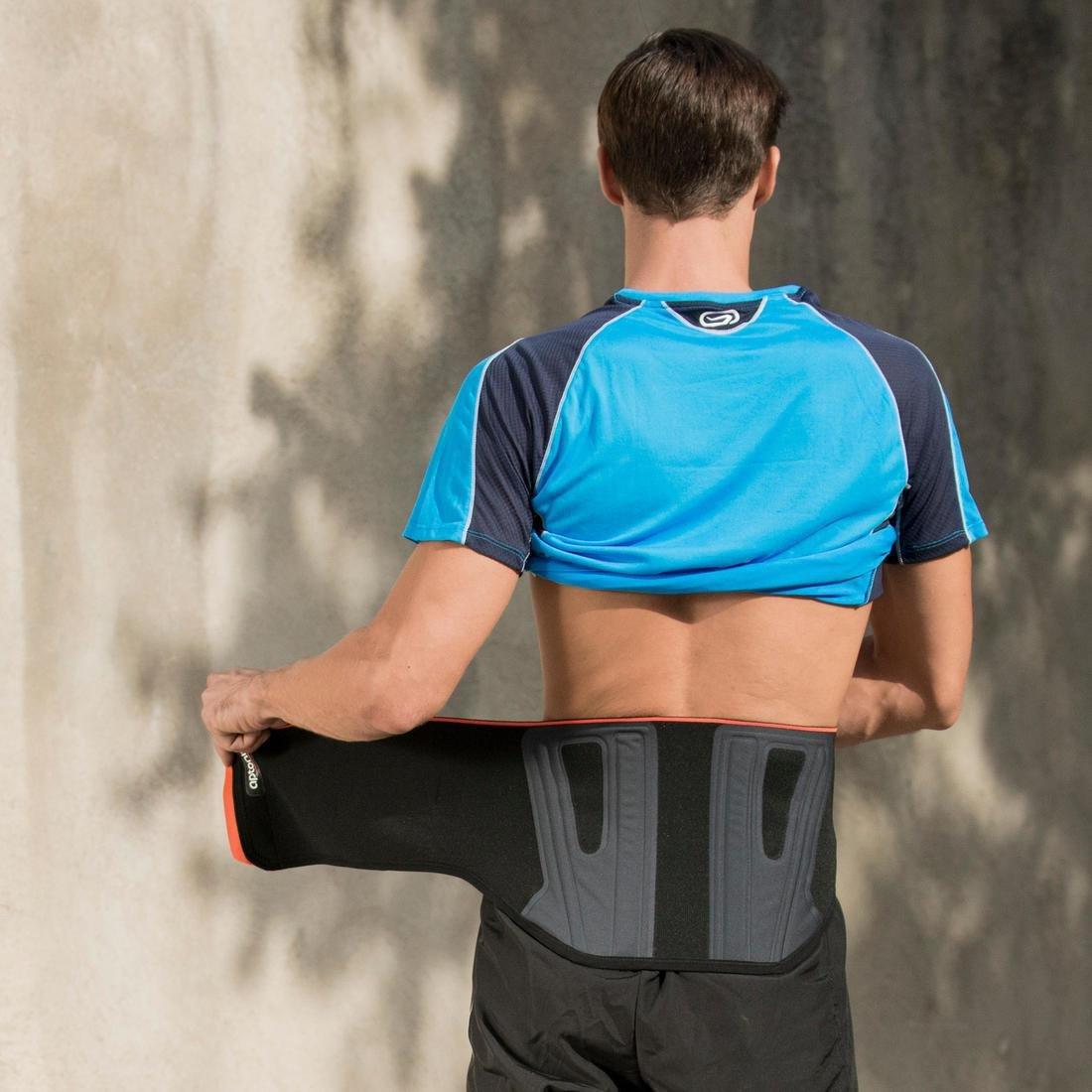 2  Soft 300 Men's/Women's Supportive Lumbar Brace - Black, , large image number 8