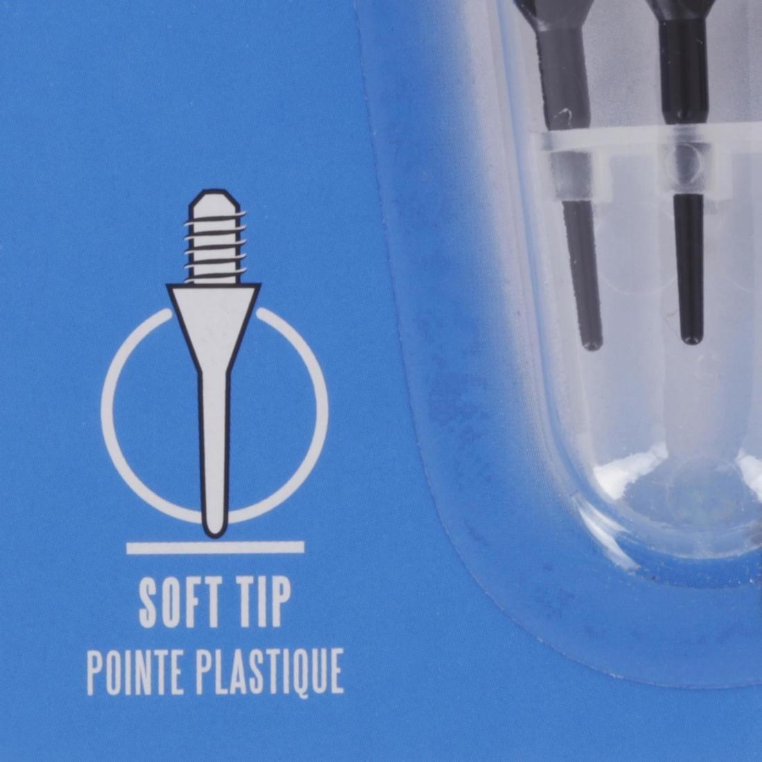 سهام رماية ذات أطرا�? لينة، زرقاء، مقاس 3, No Color, large image number 3