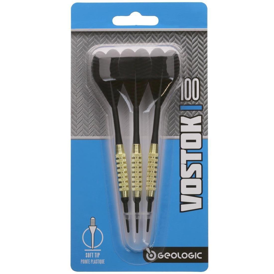 3 Vostock 100 Soft Tip Darts - Blue, , large image number 5