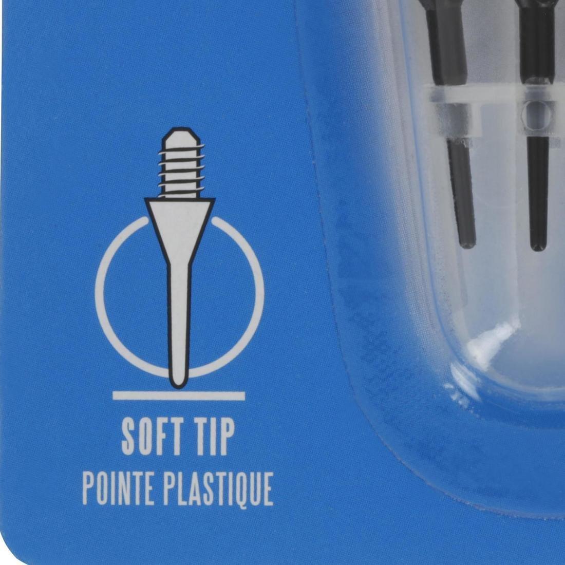3 Vostock 100 Soft Tip Darts - Blue, , large image number 8