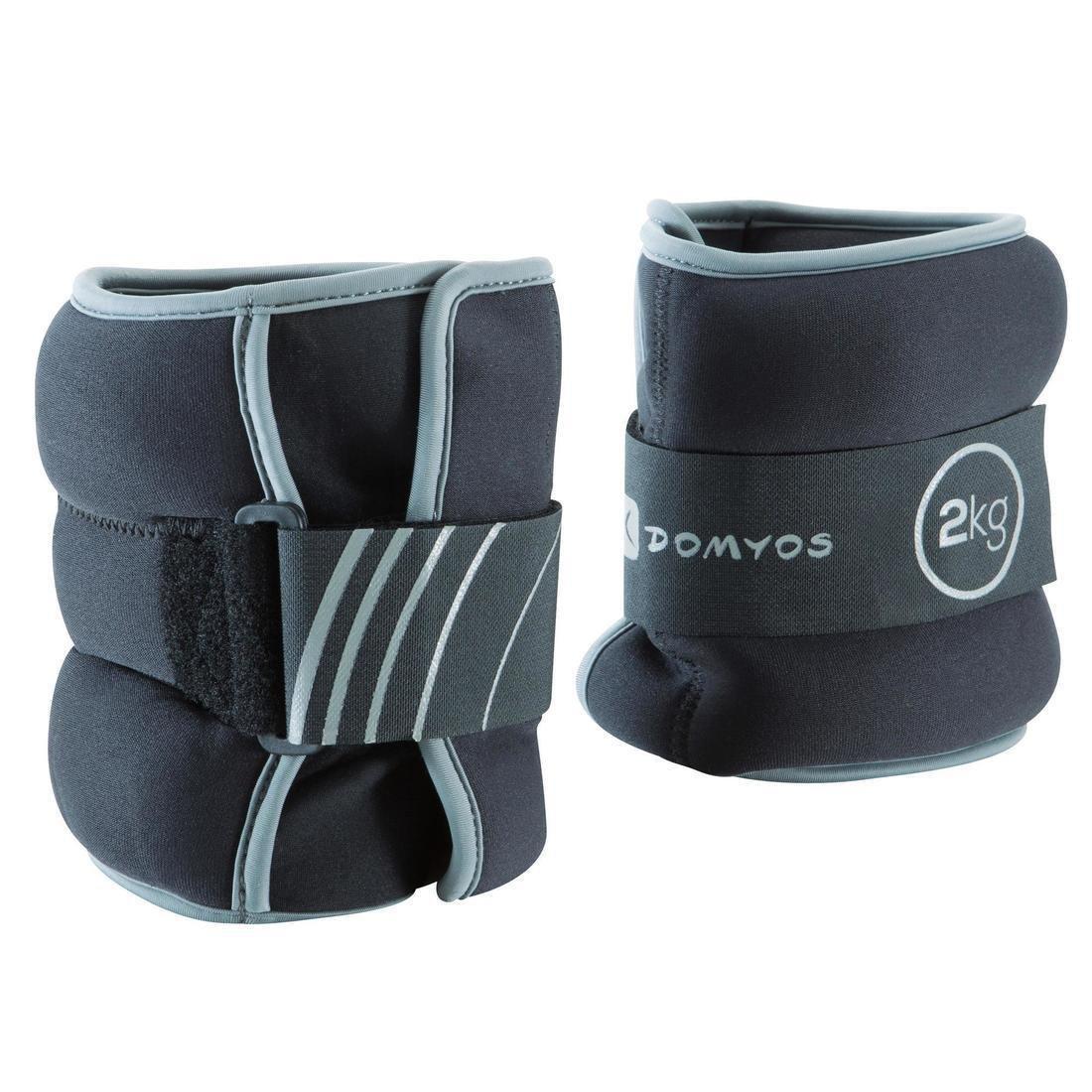 2 Kg  Fitness 2 Kg Soft Dumbbells Twin-Pack, Grey, , large image number 0