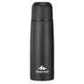 QUECHUA - 0.7 L Stainless Steel Insulated Hiking Bottle, Black