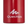 QUECHUA - 1L Quick-Opening Aluminium Flask, Brick Red