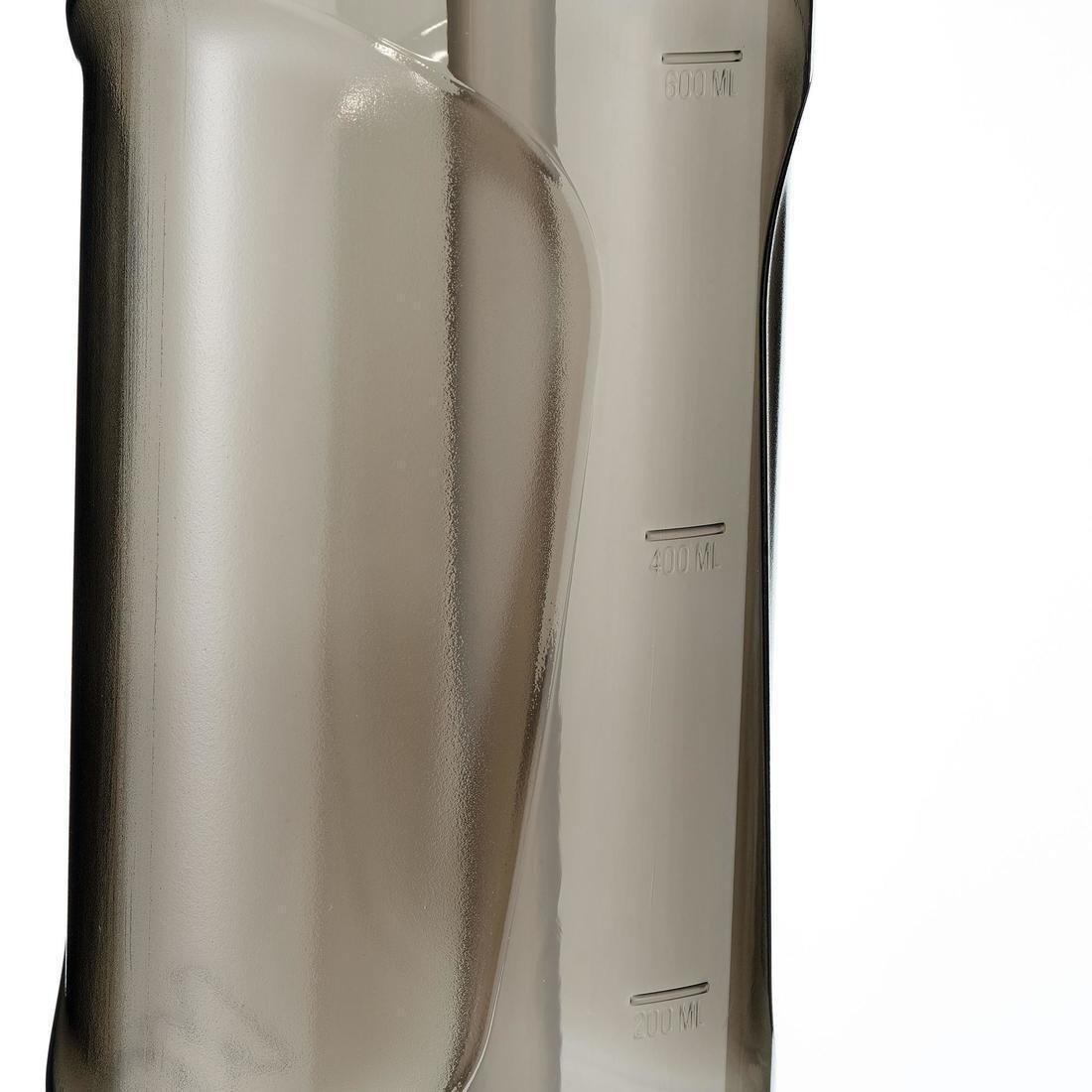 Hiking Water Bottle Instant Stopper With Straw 900 Tritan 0.8 Litre, Dark Grey, , large image number 7