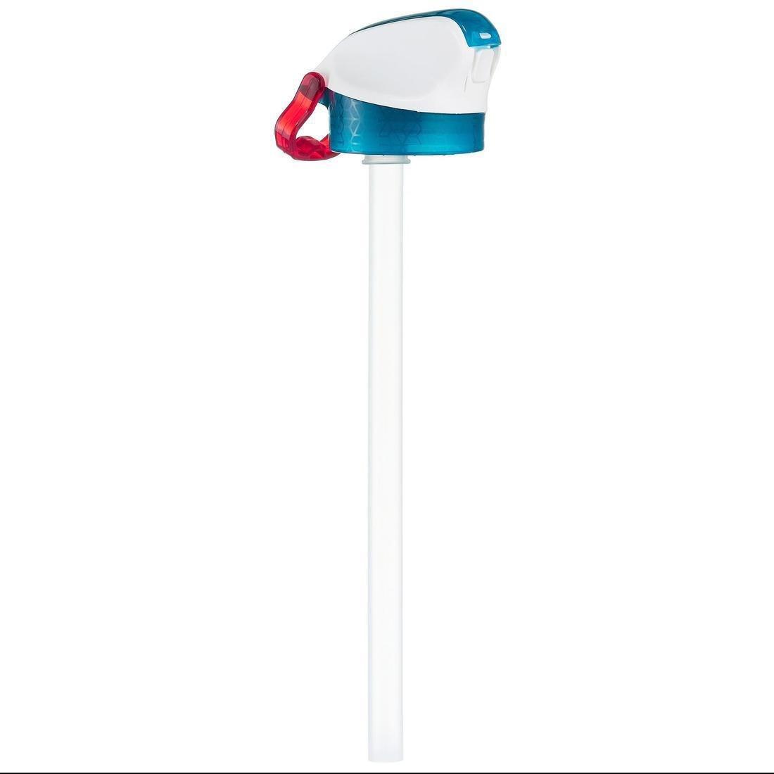 Hiking Water Bottle Instant Stopper With Straw 900 Tritan 0.8 Litre, Dark Grey, , large image number 11