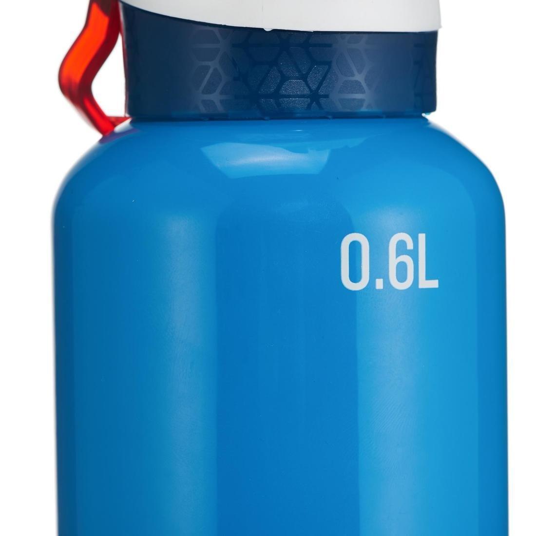 900 0.6L Quick-Opening Aluminium Hiking Bottle, Blue, , large image number 8