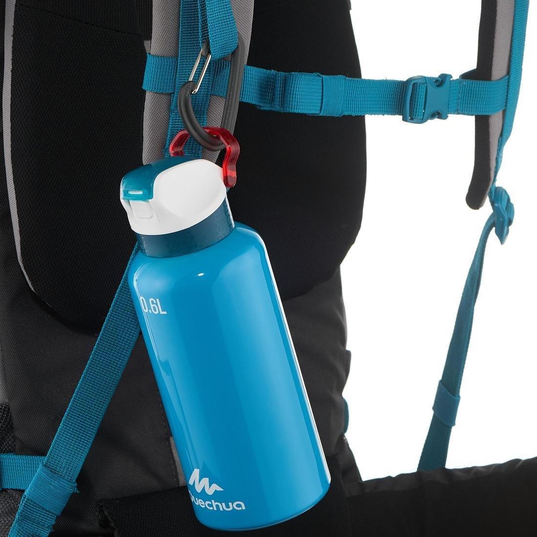 900 0.6L Quick-Opening Aluminium Hiking Bottle, Blue, , large image number 9