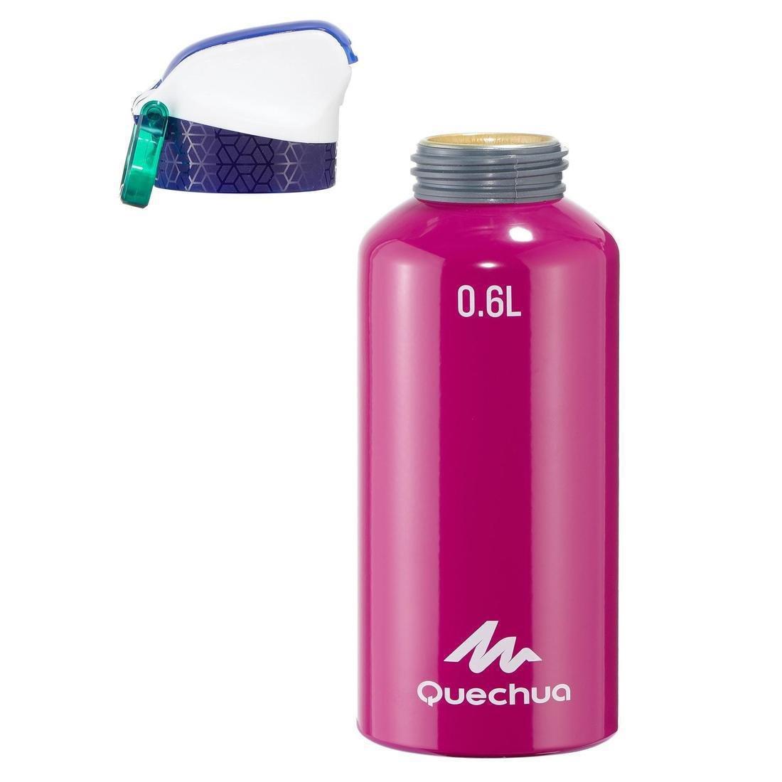 900 0.6L Quick-Opening Aluminium Hiking Bottle, Blue, , large image number 12