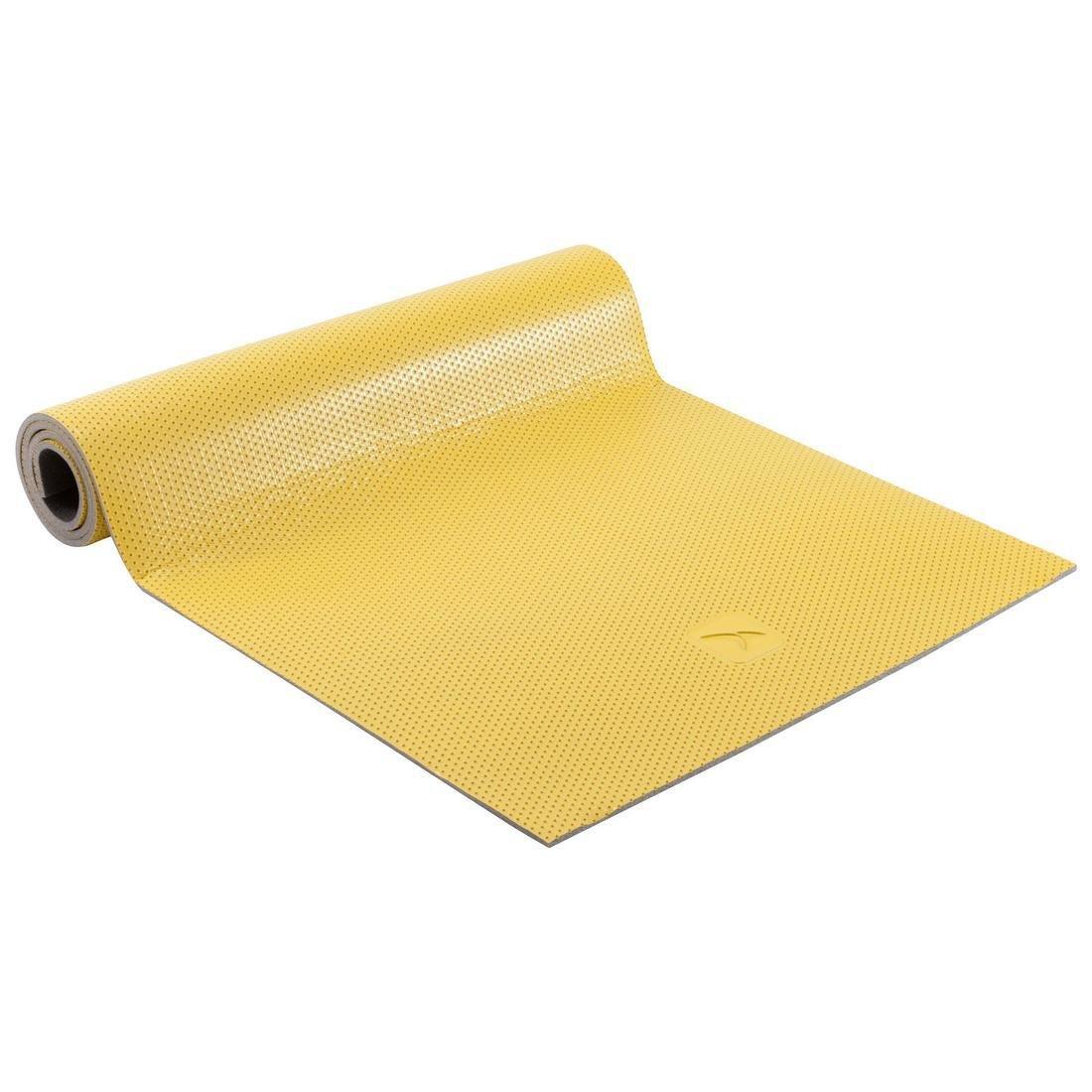 500 Pilates & Toning Shoe-Resistant Floor Mat Size M 7 mm - Blue Title, No Color, large image number 0
