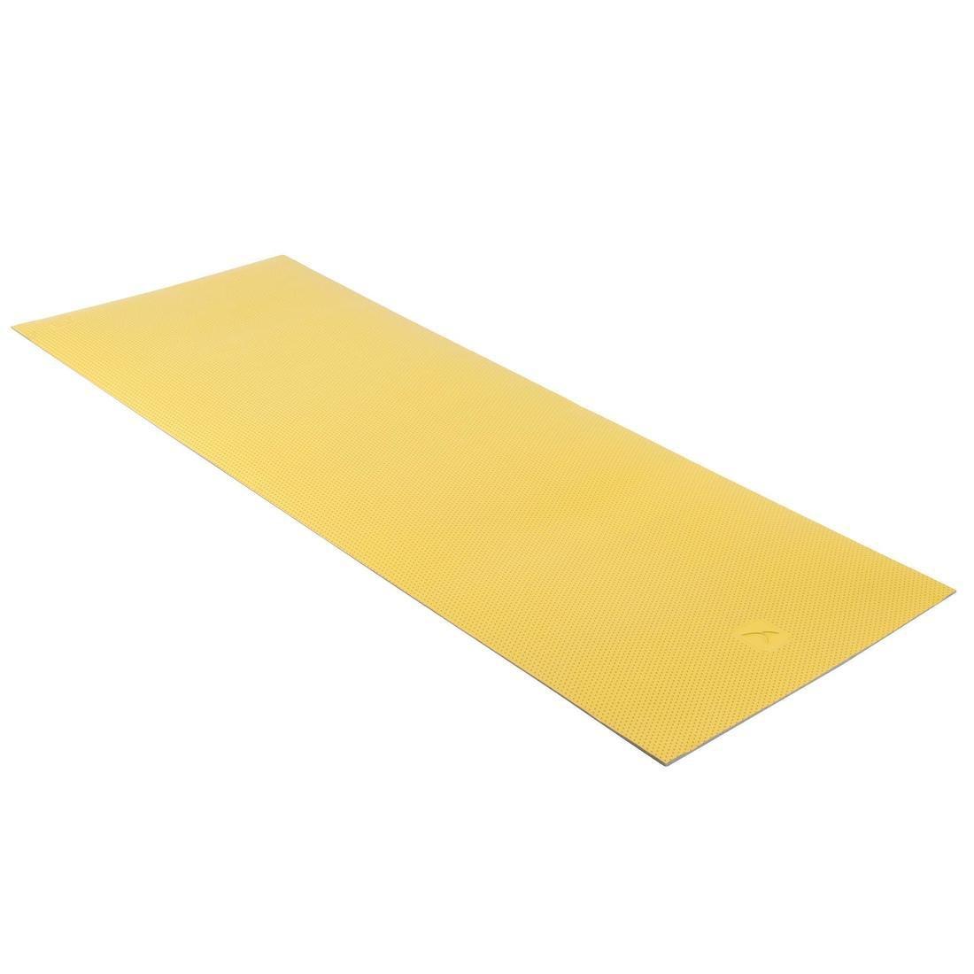 500 Pilates & Toning Shoe-Resistant Floor Mat Size M 7 mm - Blue Title, No Color, large image number 3