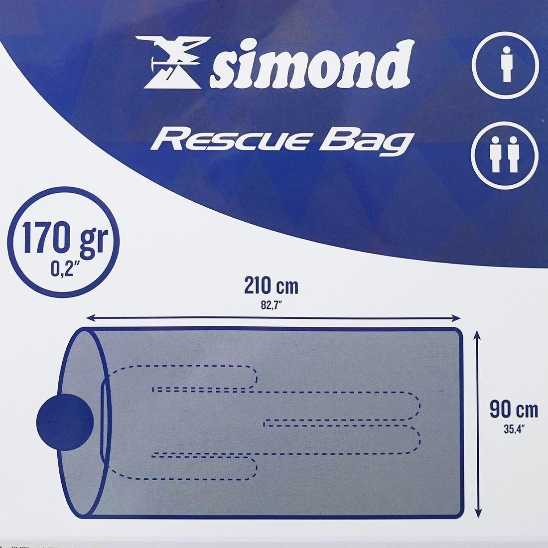 1 Person  MOUNTAINEERING SURVIVAL BAG, Vermilion, , large image number 6