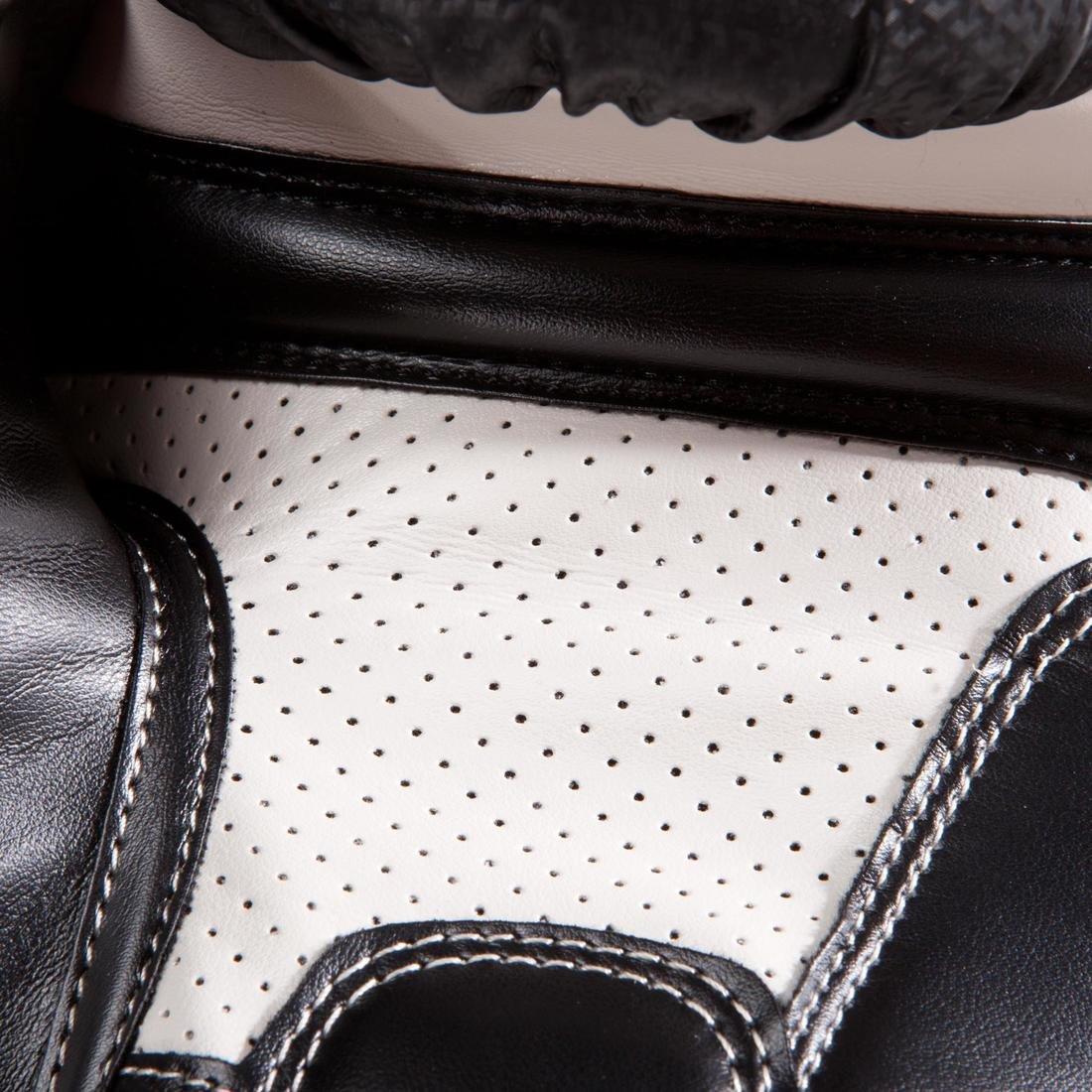 500 Intermediate Boxing Gloves - Black/Orange, No Color, large image number 5