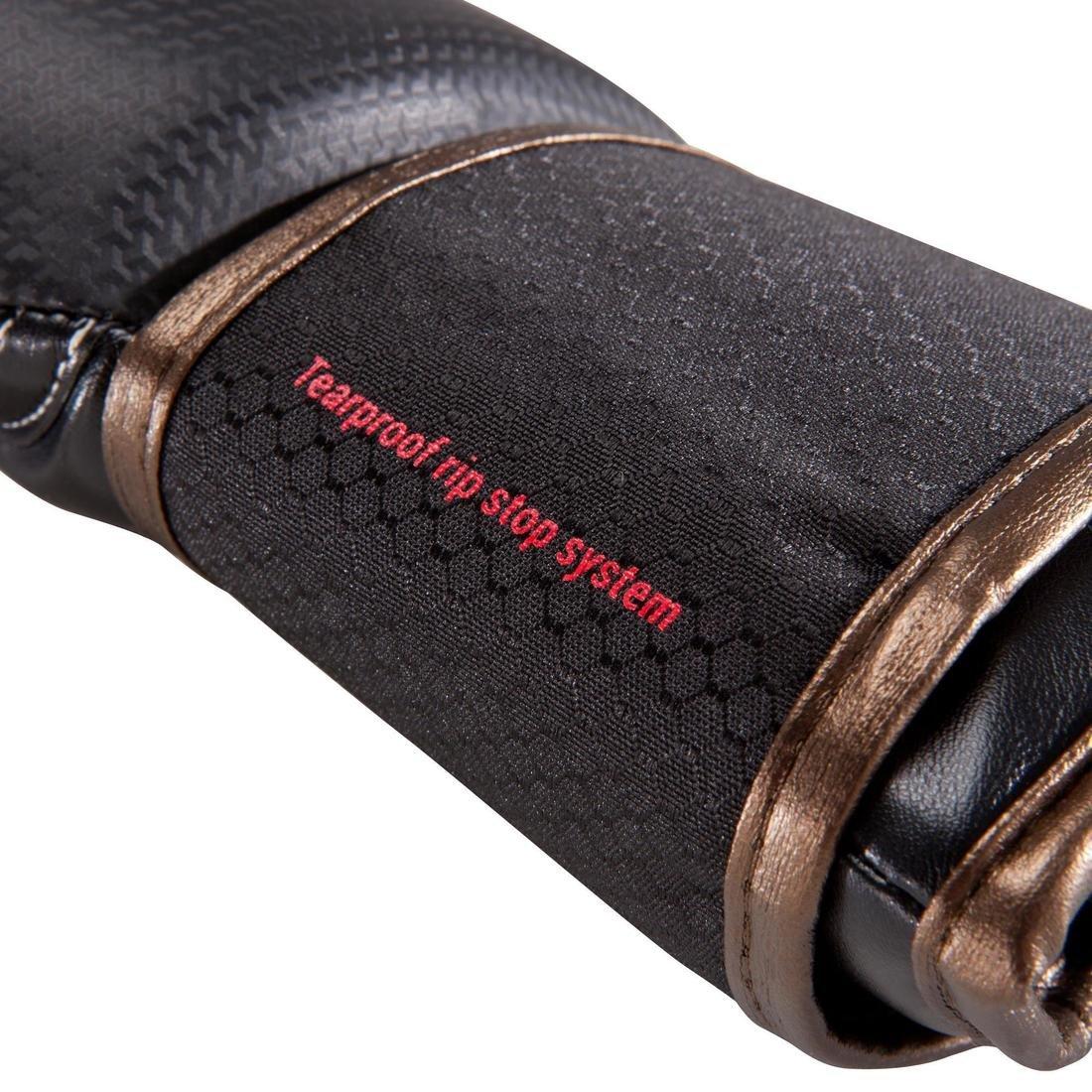 500 Intermediate Boxing Gloves - Black/Orange, No Color, large image number 8