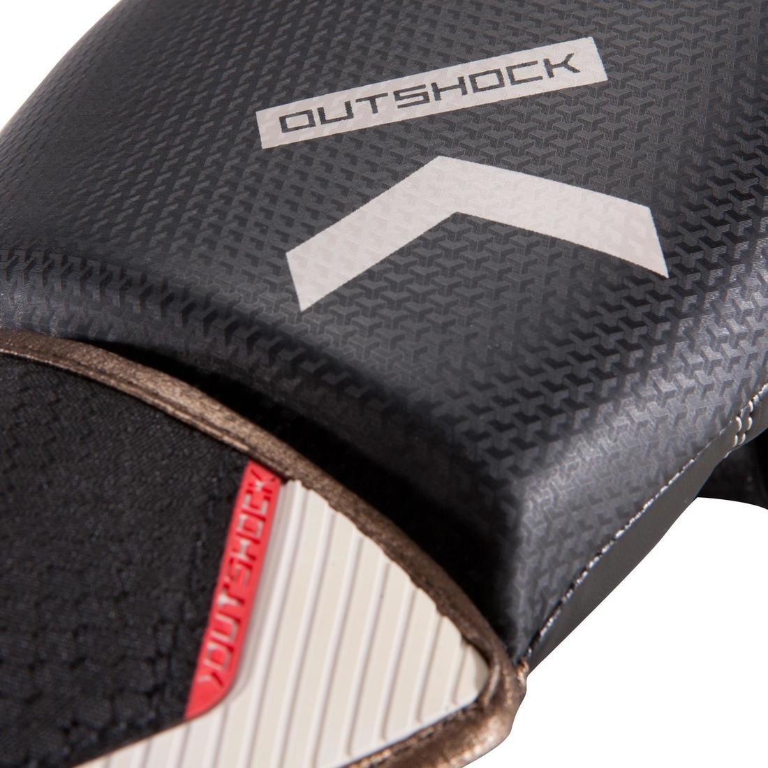 500 Intermediate Boxing Gloves - Black/Orange, No Color, large image number 9