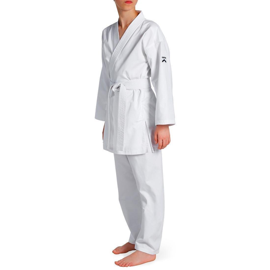 100 كاراتيه جي للأطفال، اللون أبيض، 110 سم, No Color, large image number 3