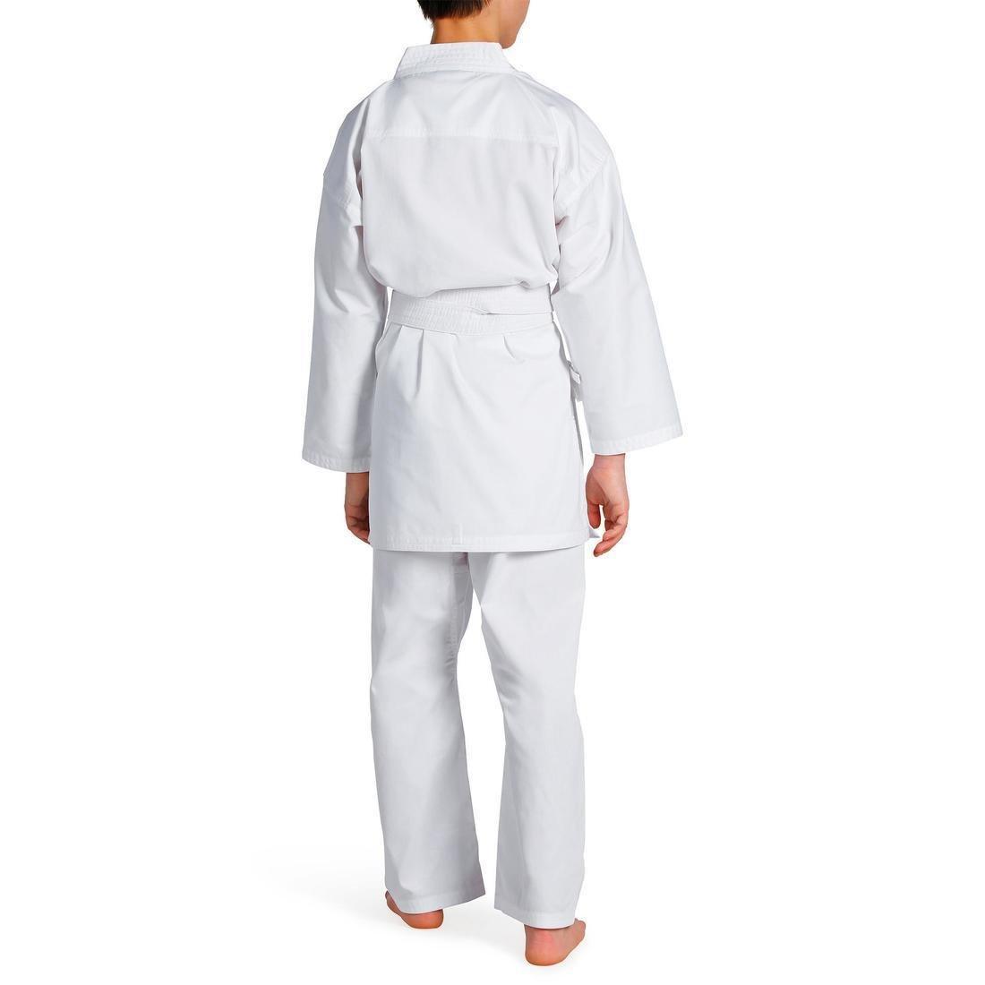 100 كاراتيه جي للأطفال، اللون أبيض، 110 سم, No Color, large image number 4