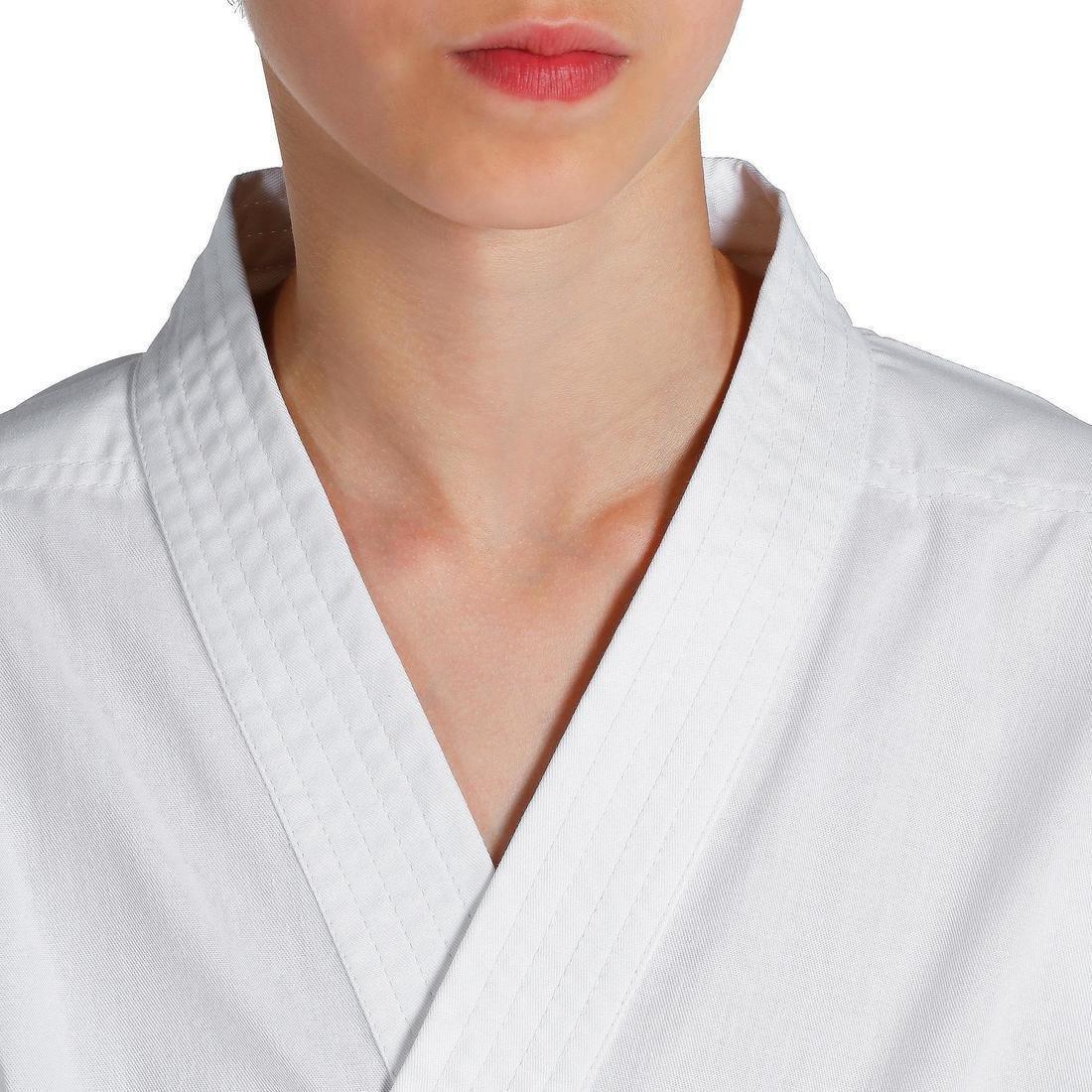 100 كاراتيه جي للأطفال، اللون أبيض، 110 سم, No Color, large image number 5