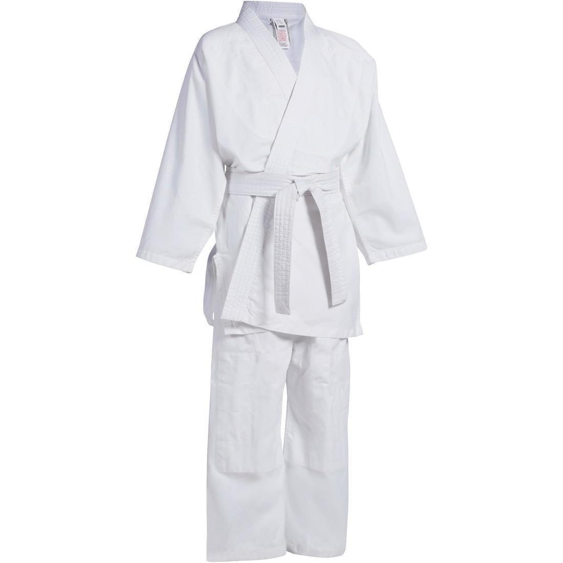 120 cm  Kids' Judo Aikido Uniform 100, Snow White, , large image number 4