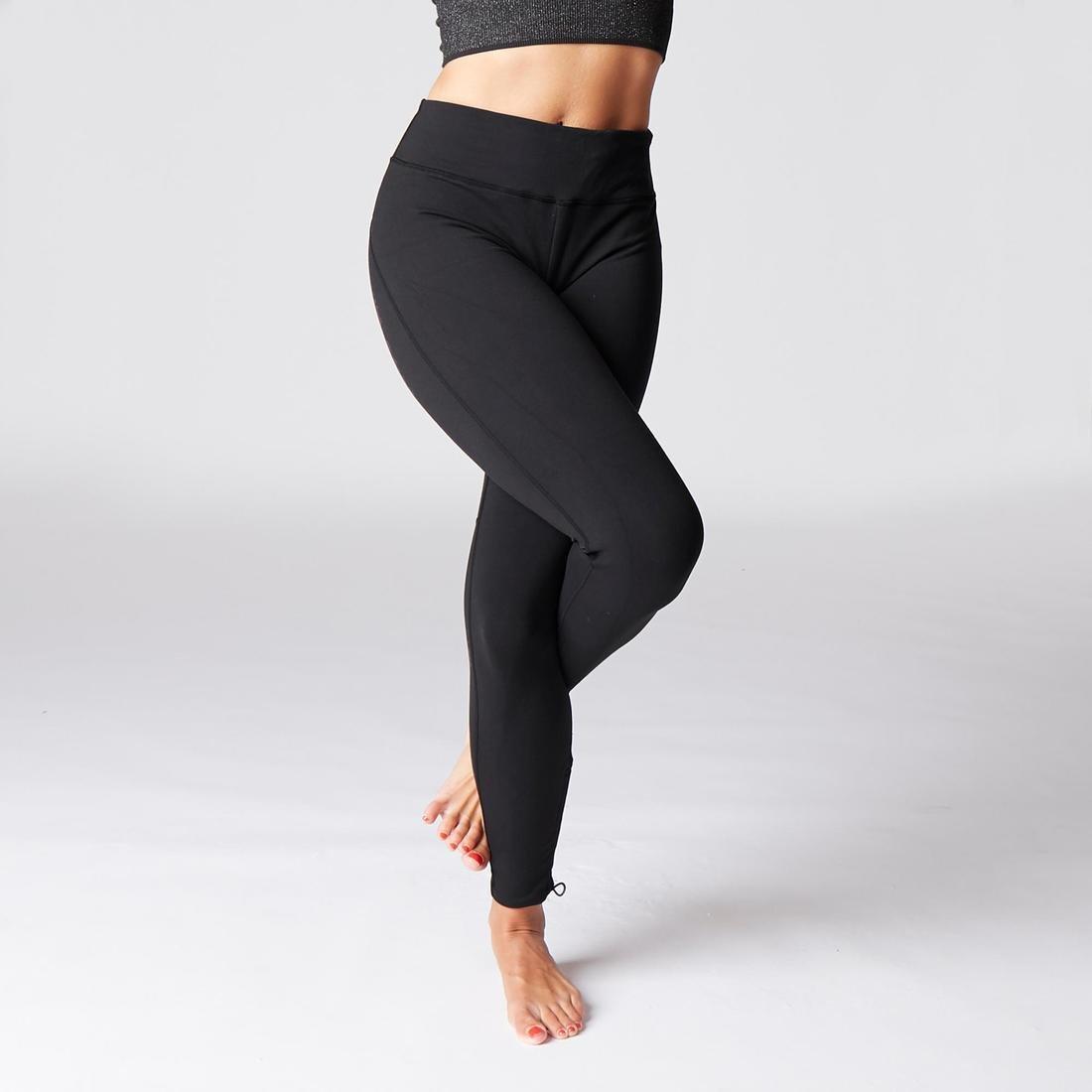 BLACK Dynamic Yoga Leggings - Black, , large image number 0
