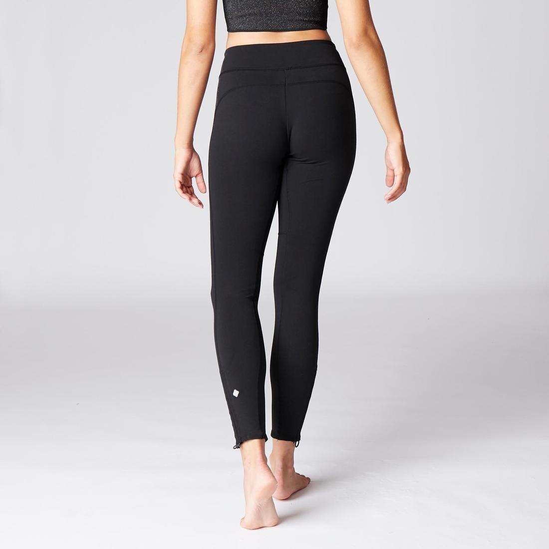 BLACK Dynamic Yoga Leggings - Black, , large image number 3