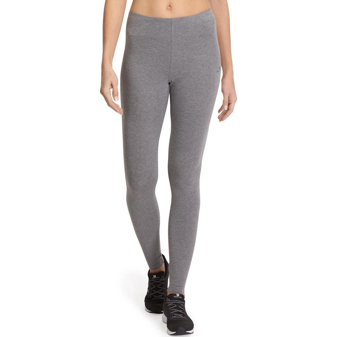 W28 L31  Salto Women's Gym and Pilates Leggings - Mottled, Grey Blue, , large image number 1