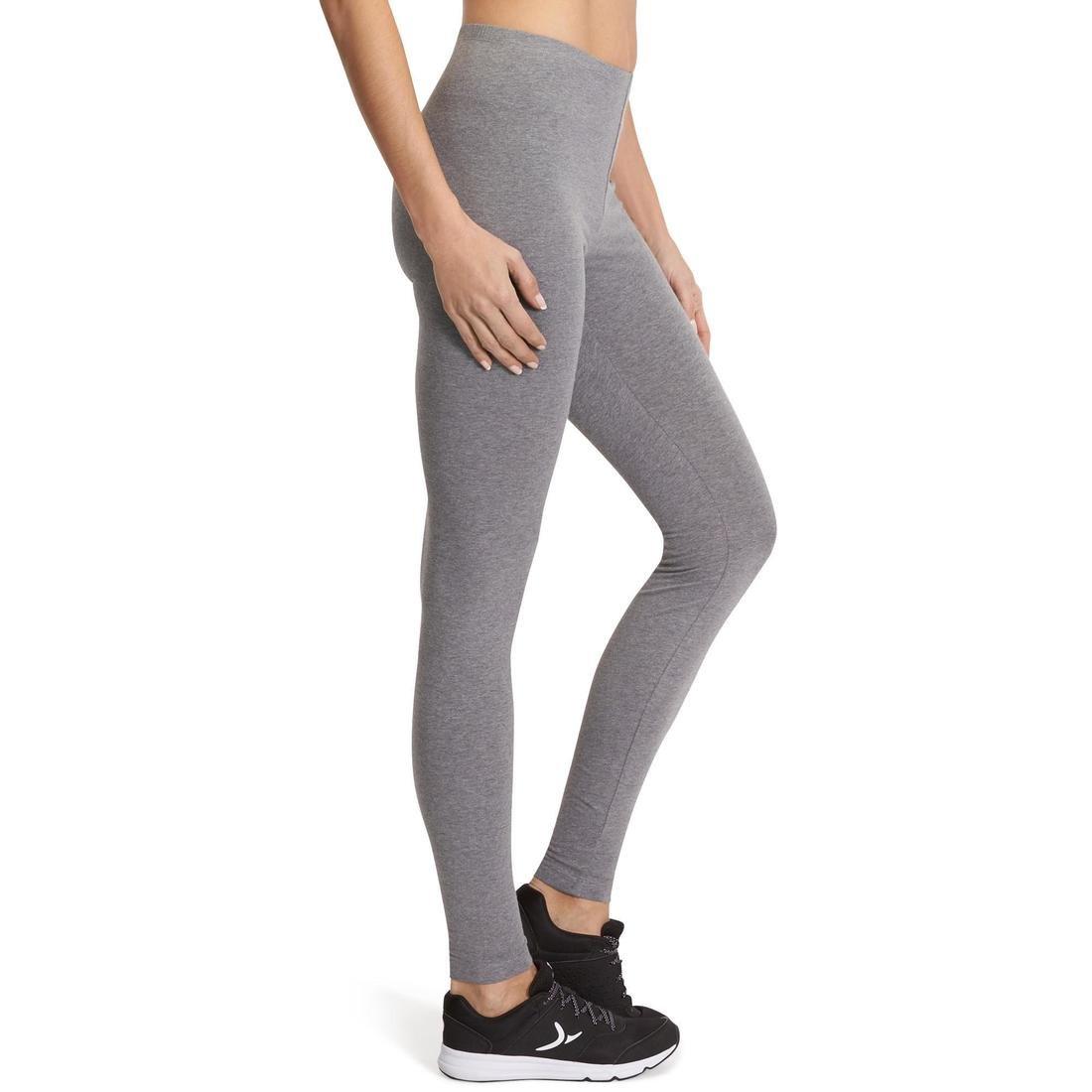 W28 L31  Salto Women's Gym and Pilates Leggings - Mottled, Grey Blue, , large image number 2