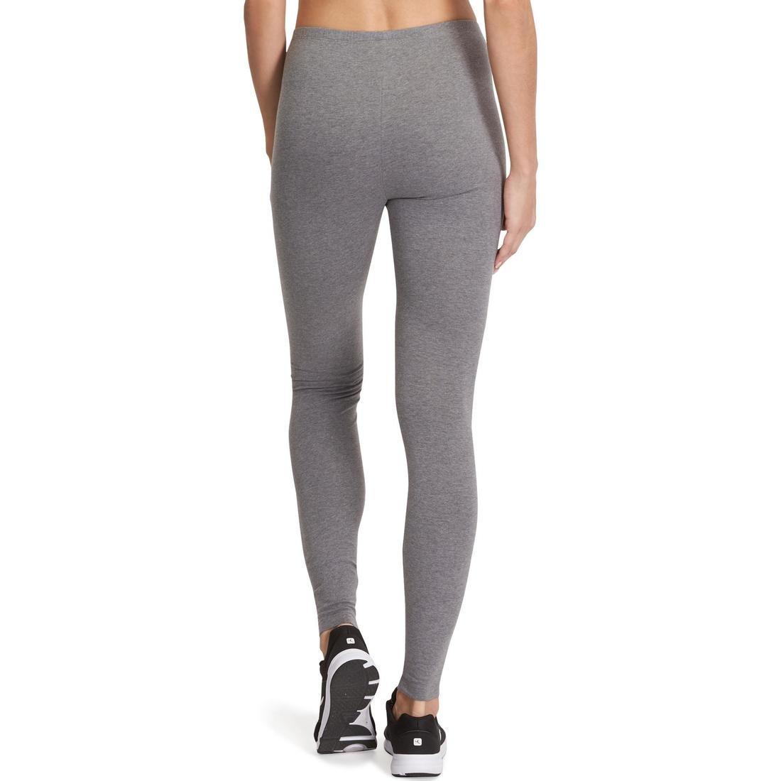W28 L31  Salto Women's Gym and Pilates Leggings - Mottled, Grey Blue, , large image number 3