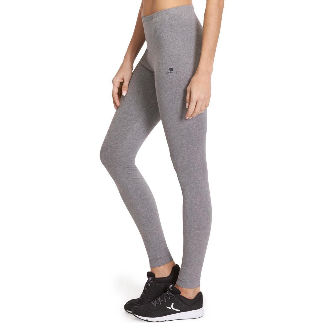 W28 L31  Salto Women's Gym and Pilates Leggings - Mottled, Grey Blue, , large image number 4