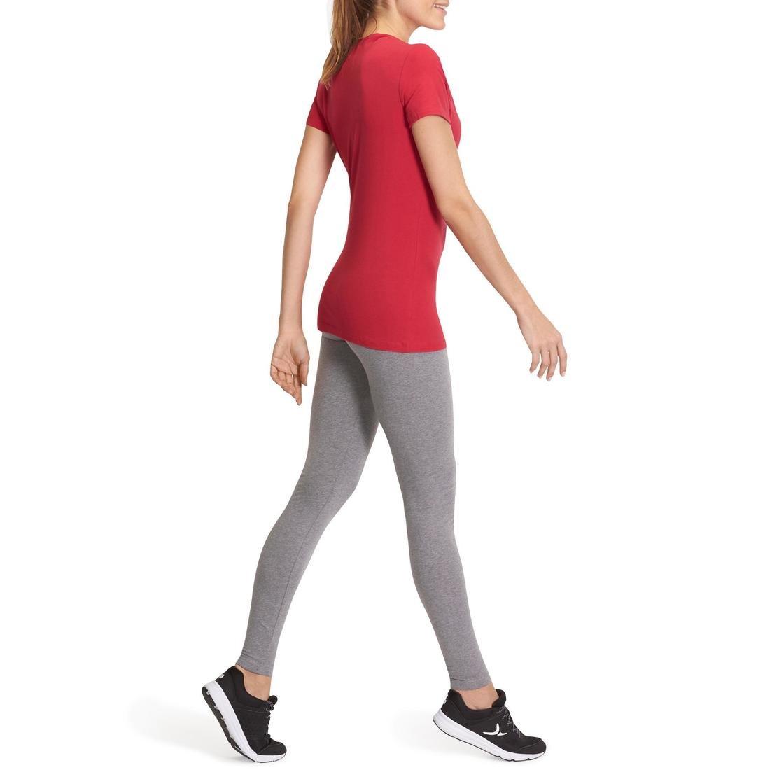 W28 L31  Salto Women's Gym and Pilates Leggings - Mottled, Grey Blue, , large image number 6