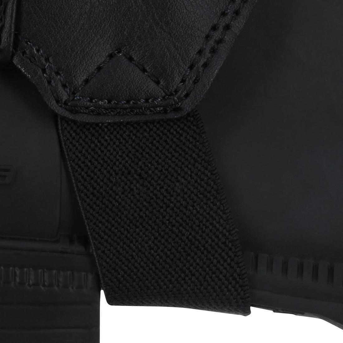8 Yrs/H 28cm  100 Mesh Kids Horse Riding Half Chaps, Black, , large image number 7