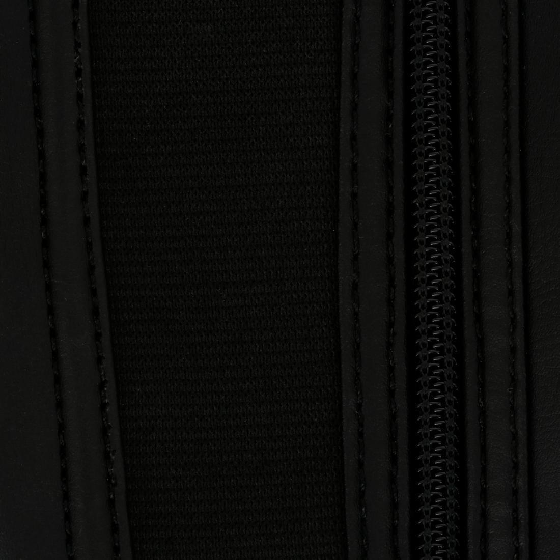8 Yrs/H 28cm  Classic 140 Kids Horse Riding Synthetic Half Chaps - Black, , large image number 5