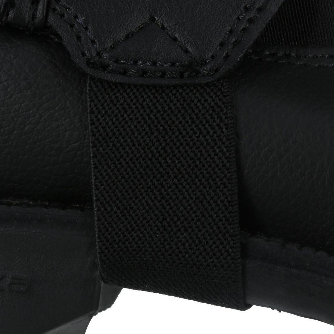 8 Yrs/H 28cm  Classic 140 Kids Horse Riding Synthetic Half Chaps - Black, , large image number 7