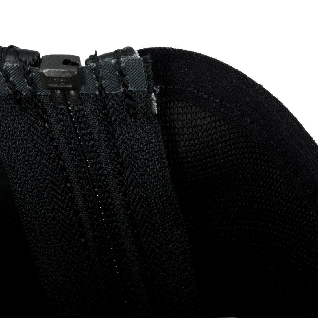 8 Yrs/H 28cm  Classic 140 Kids Horse Riding Synthetic Half Chaps - Black, , large image number 8