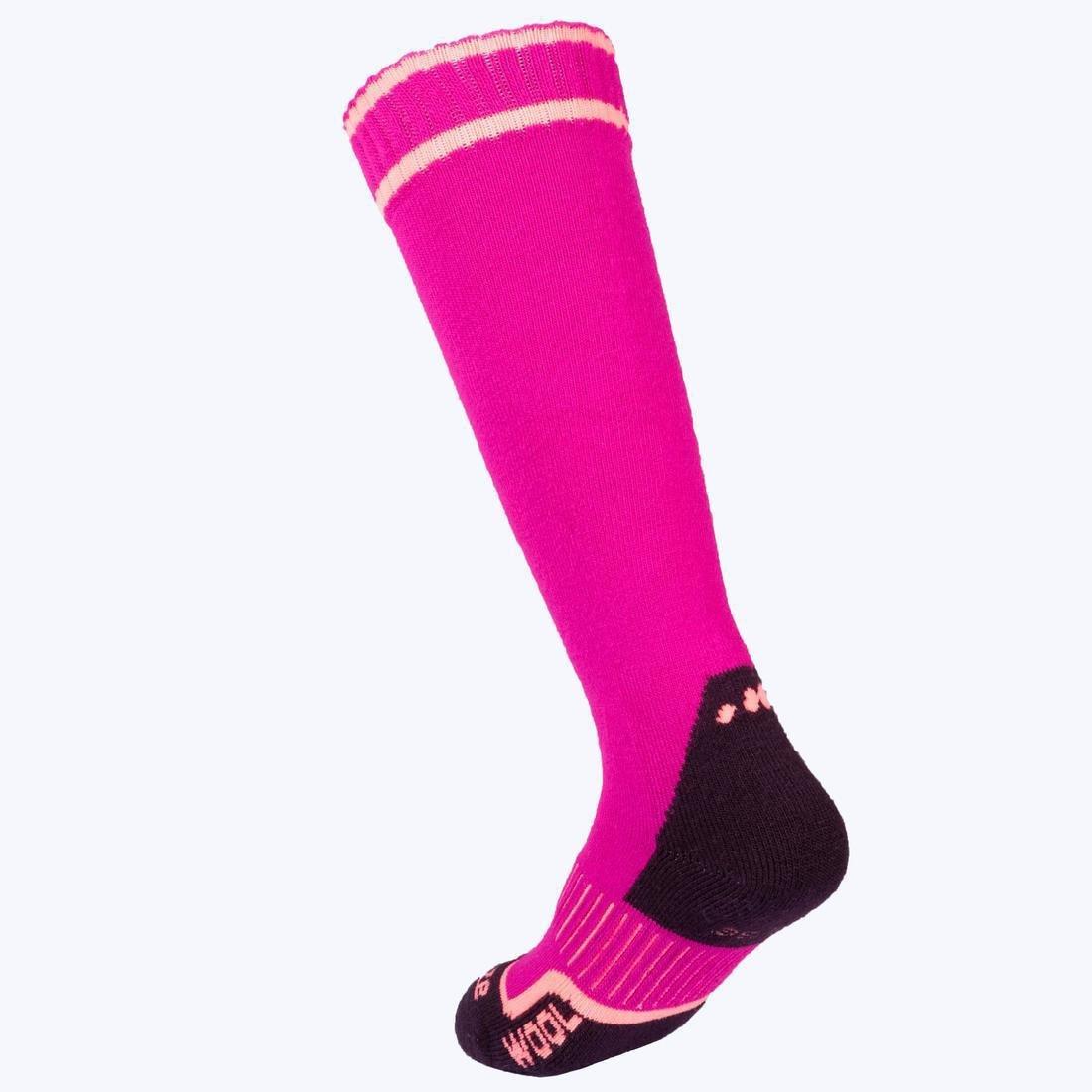EU 27-30  Kids' Ski Socks 100, Cobalt Blue, , large image number 5