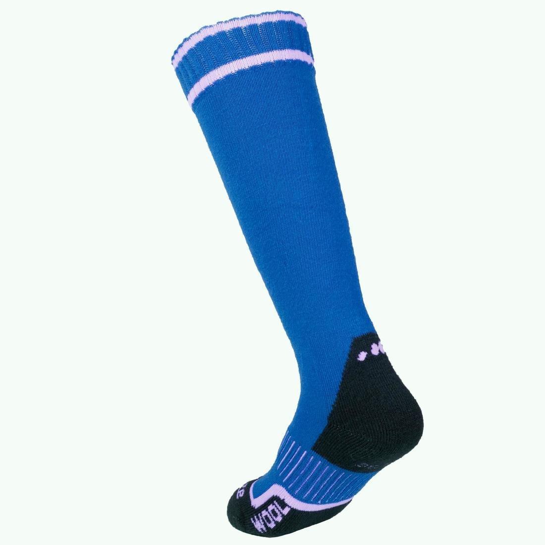 EU 27-30  Kids' Ski Socks 100, Cobalt Blue, , large image number 10
