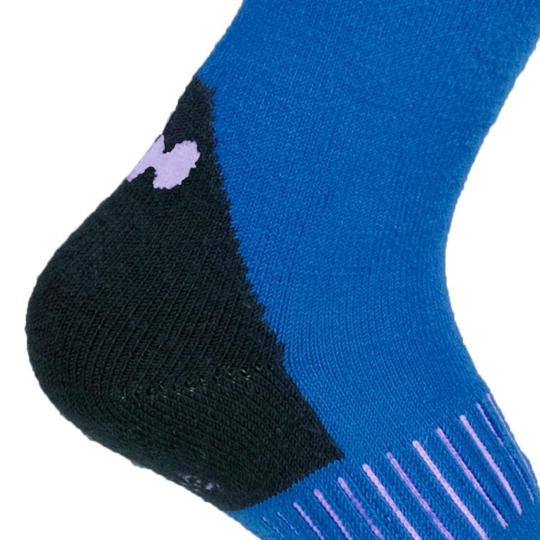 EU 27-30  Kids' Ski Socks 100, Cobalt Blue, , large image number 12