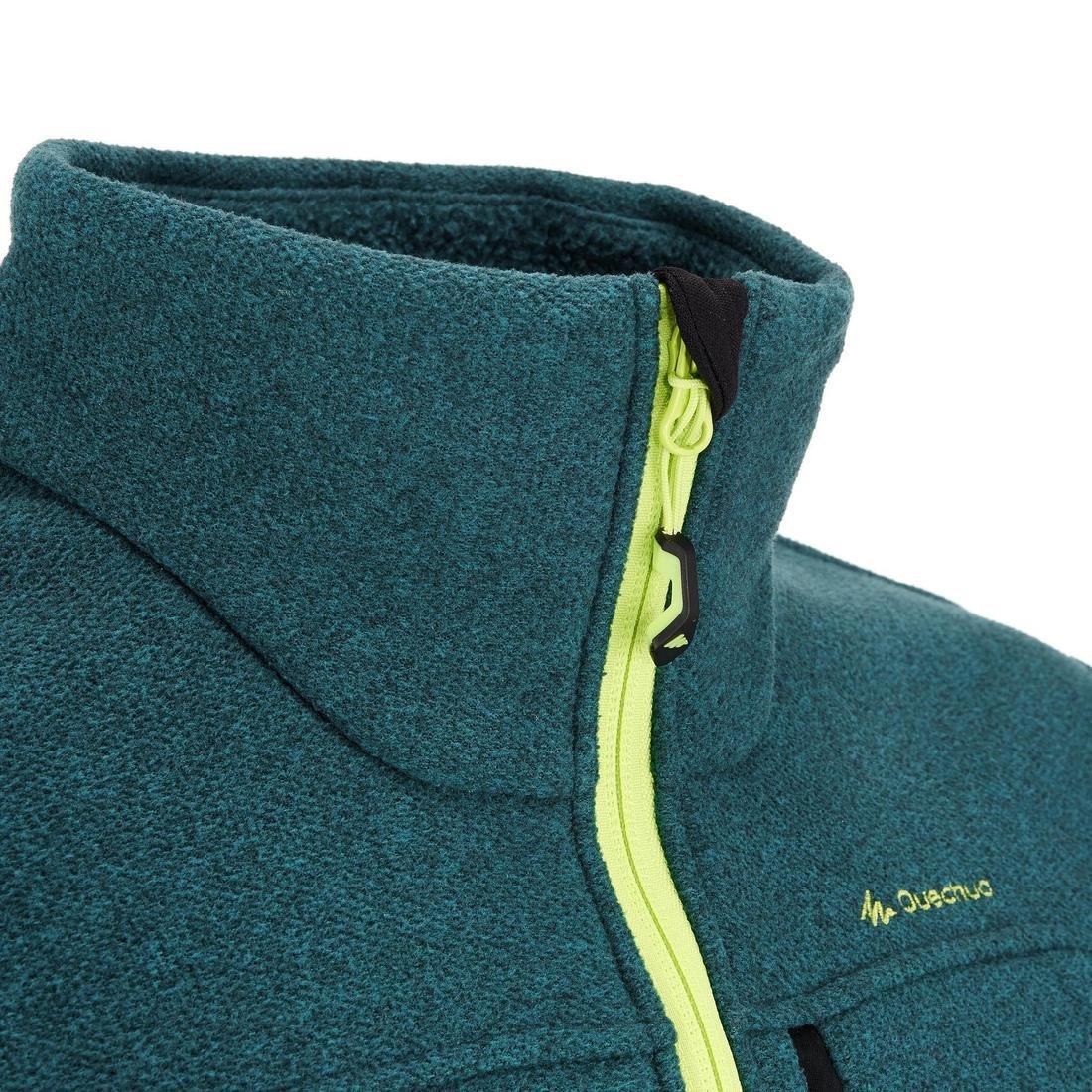 Small  Men's Mountain Walking Fleece Jacket MH300 - Blue., Dark Petrol Blue, , large image number 6