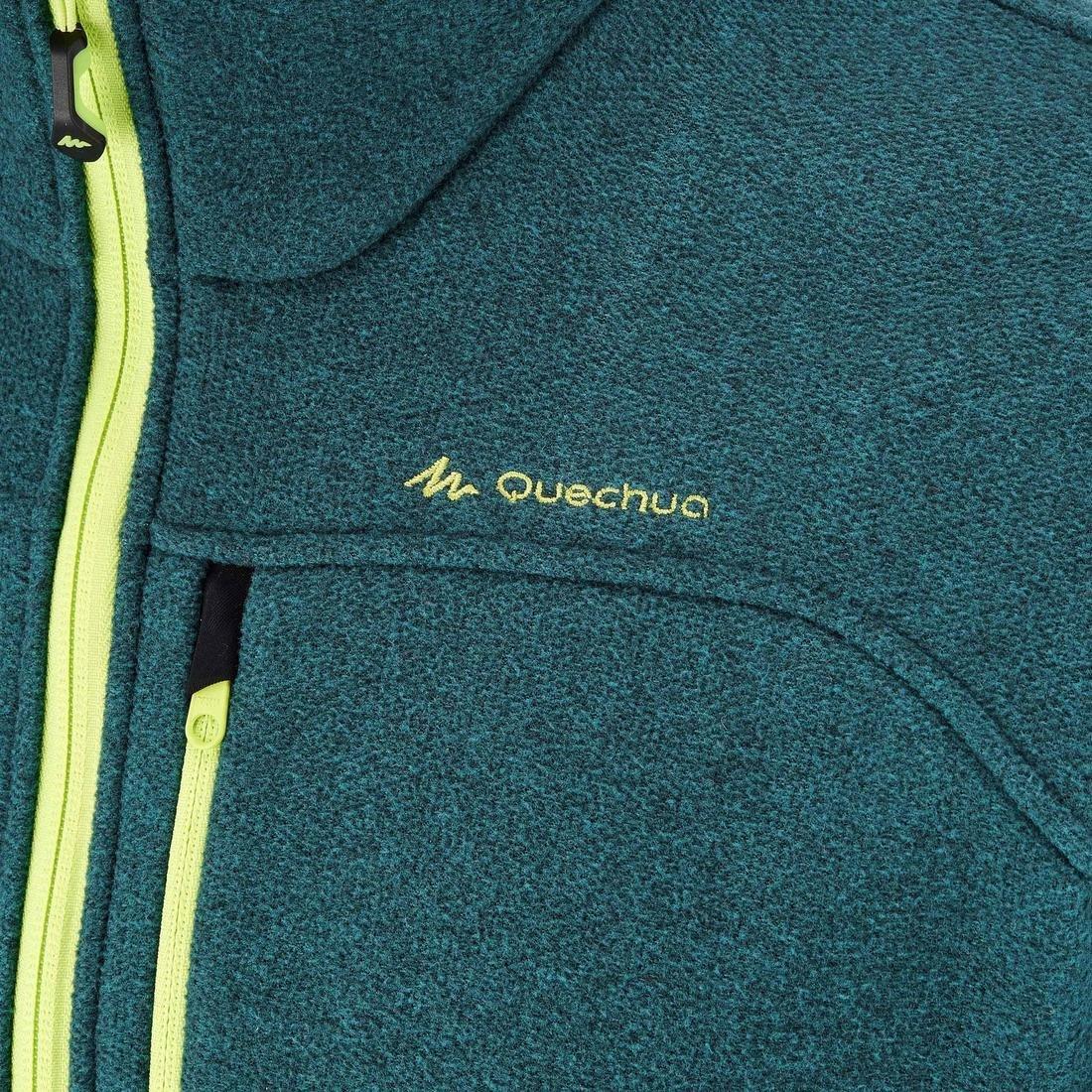 Small  Men's Mountain Walking Fleece Jacket MH300 - Blue., Dark Petrol Blue, , large image number 8