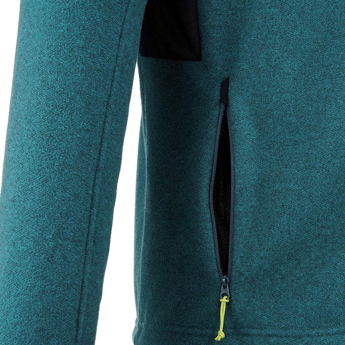 Small  Men's Mountain Walking Fleece Jacket MH300 - Blue., Dark Petrol Blue, , large image number 10