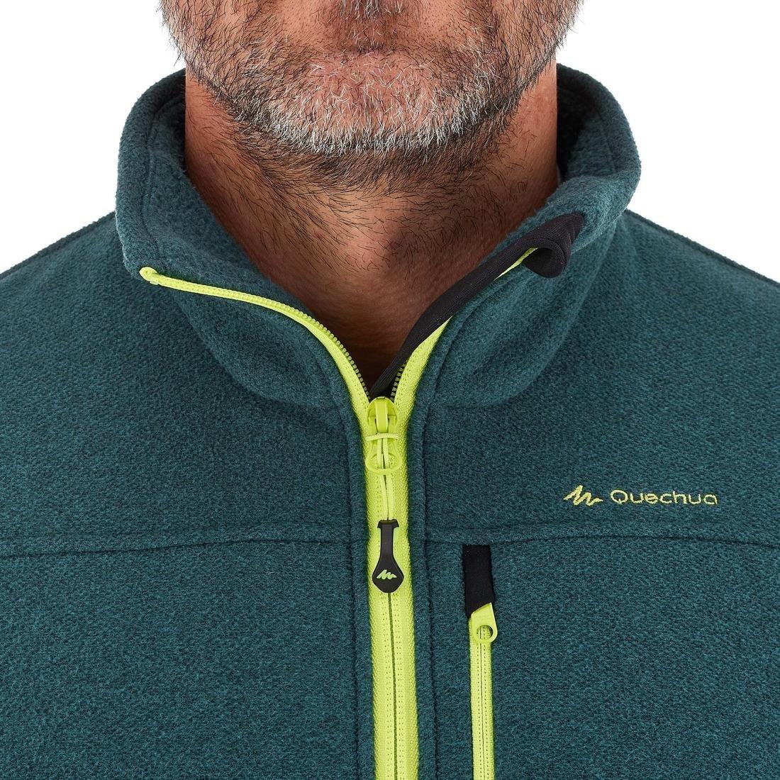 Small  Men's Mountain Walking Fleece Jacket MH300 - Blue., Dark Petrol Blue, , large image number 13